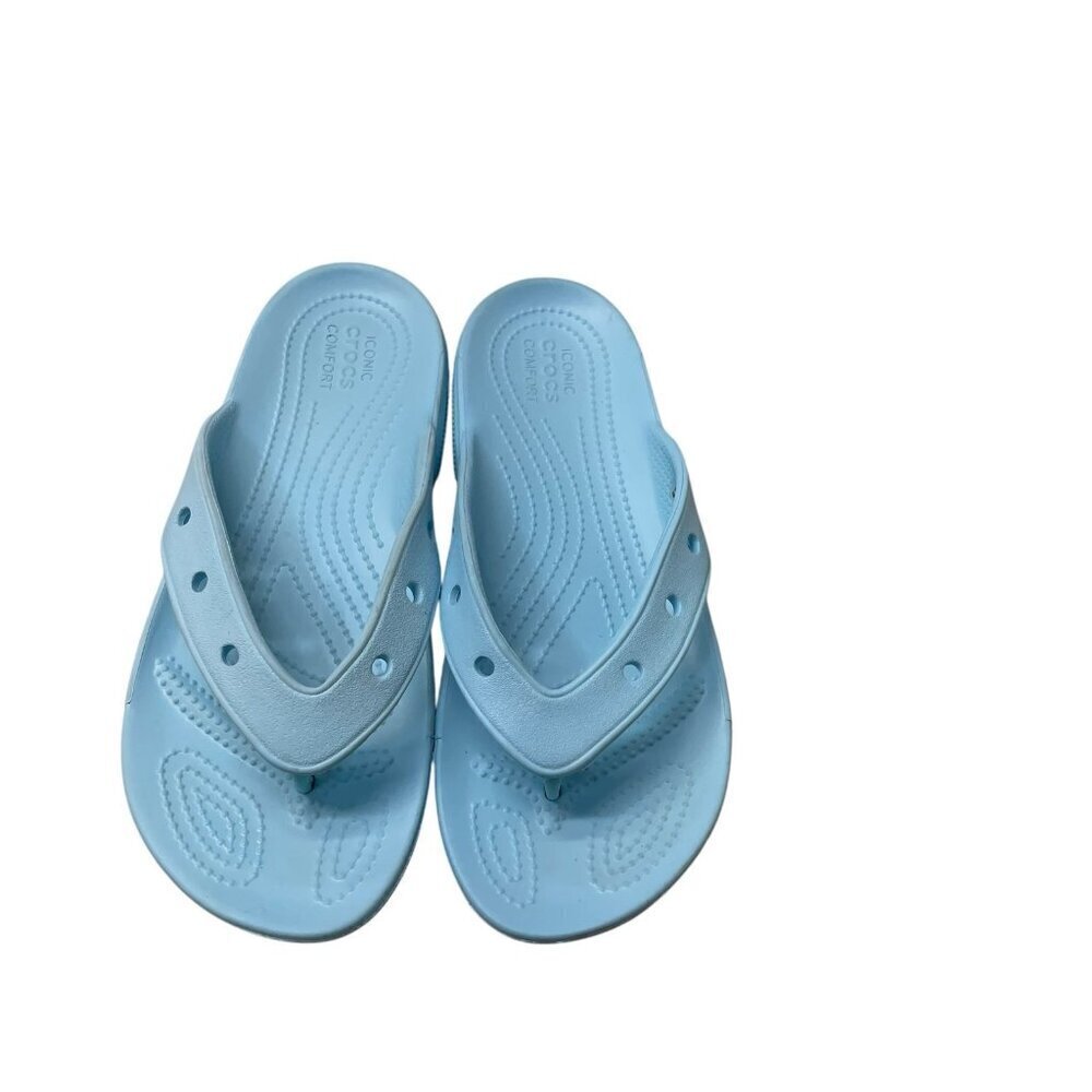 Crocs Unisex Classic Flip Flop Sandal Arctic M7 W9 Aqua Blue